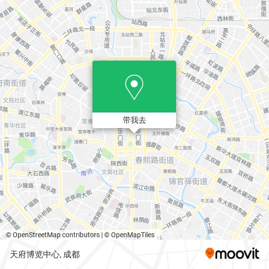天府博览中心地图