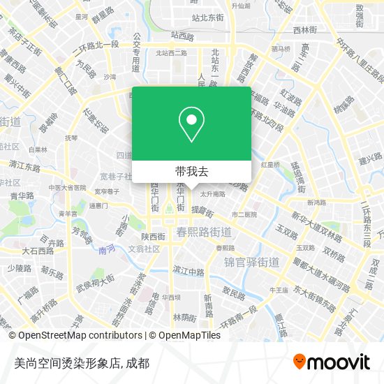 美尚空间烫染形象店地图