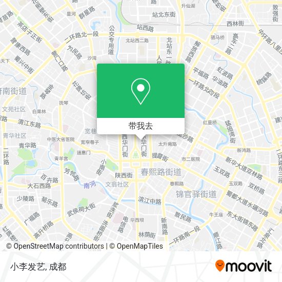 小李发艺地图