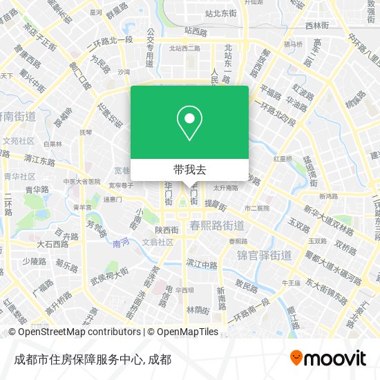 成都市住房保障服务中心地图