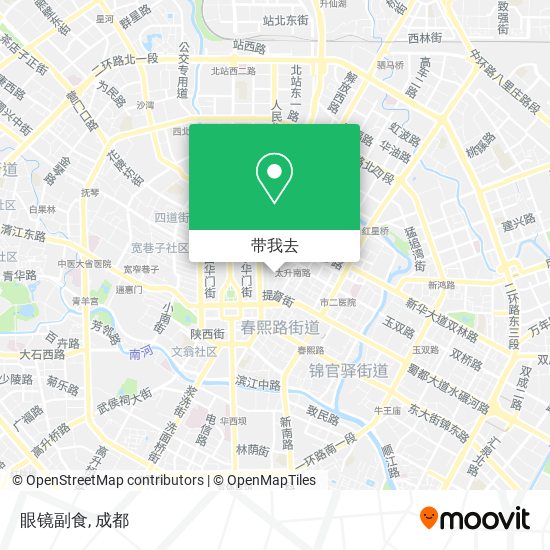 眼镜副食地图