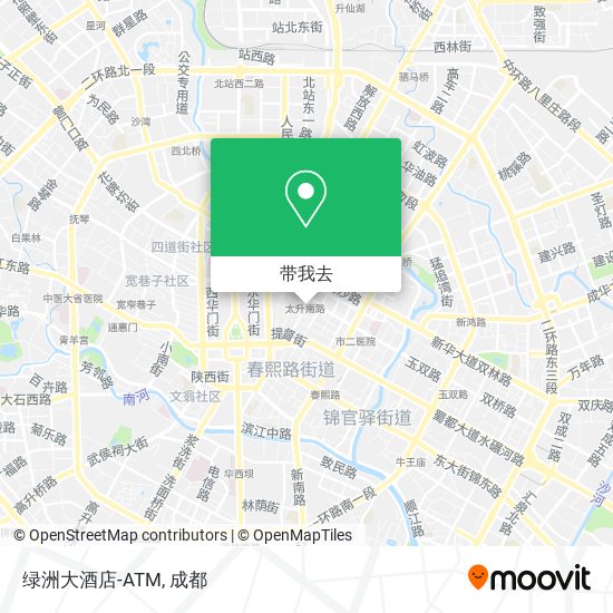 绿洲大酒店-ATM地图