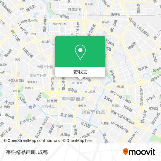 宗强精品画廊地图