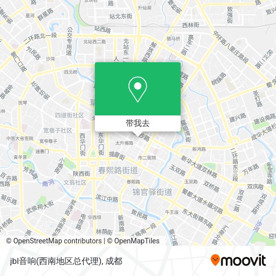 jbl音响(西南地区总代理)地图