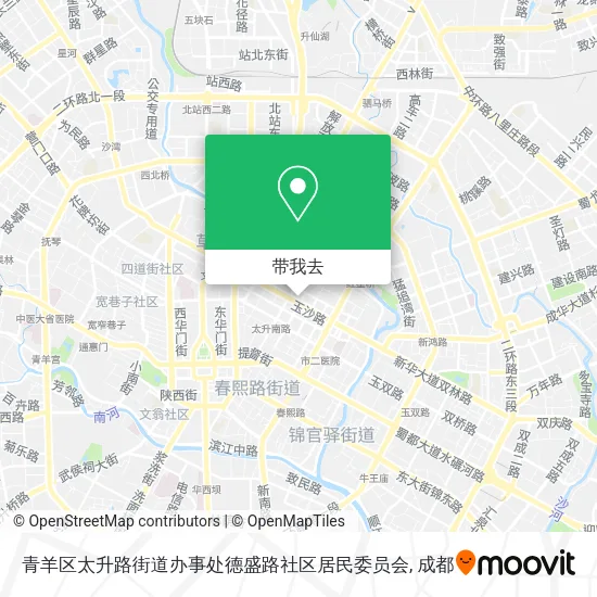 青羊区太升路街道办事处德盛路社区居民委员会地图