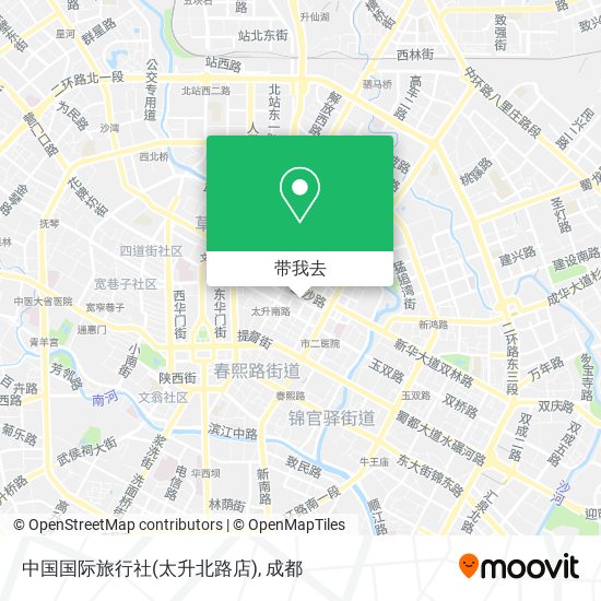 中国国际旅行社(太升北路店)地图