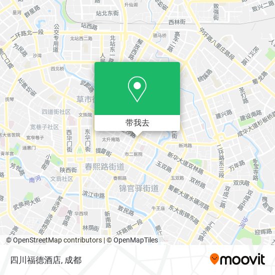 四川福德酒店地图