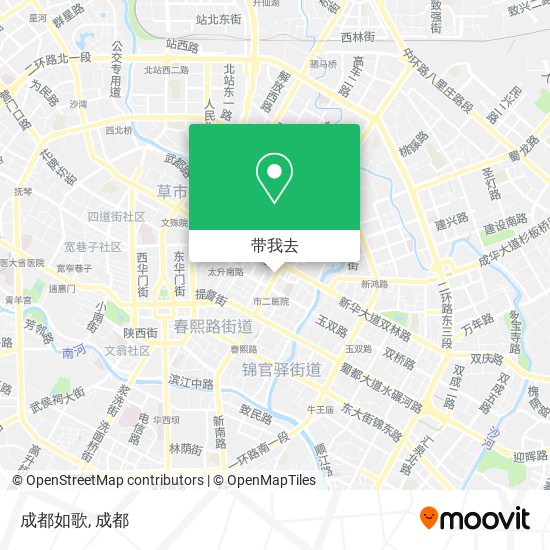 成都如歌地图