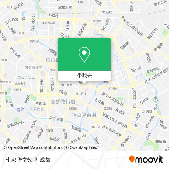 七彩华堂数码地图