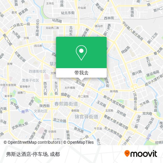 弗斯达酒店-停车场地图