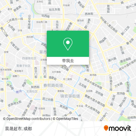 晨晟超市地图