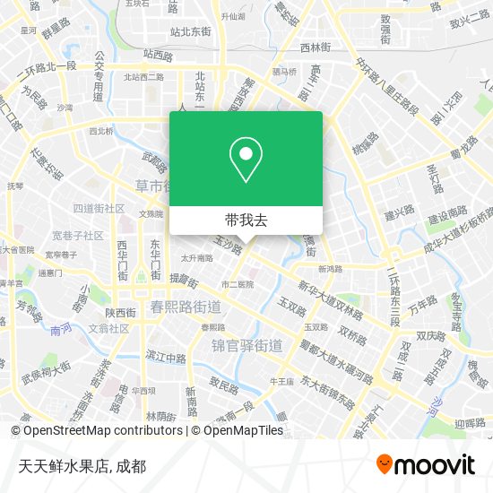 天天鲜水果店地图