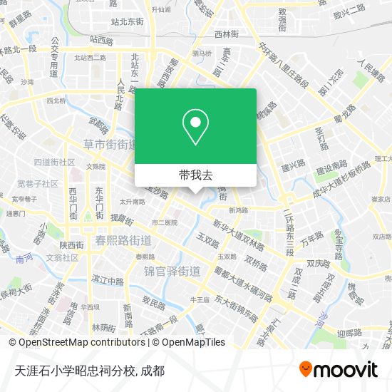 天涯石小学昭忠祠分校地图
