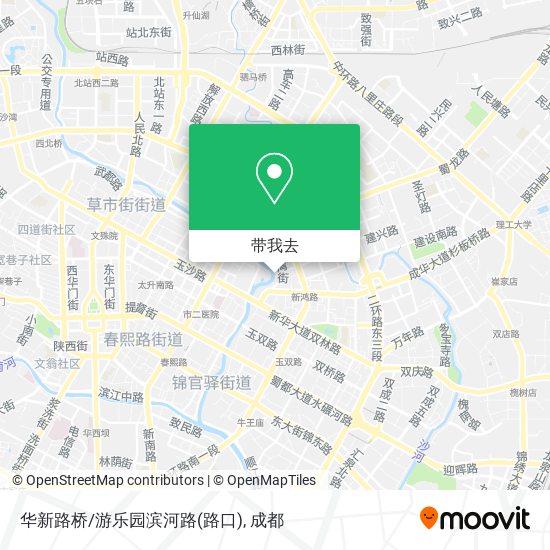 华新路桥/游乐园滨河路(路口)地图