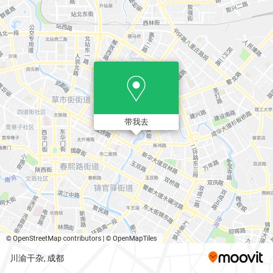 川渝干杂地图