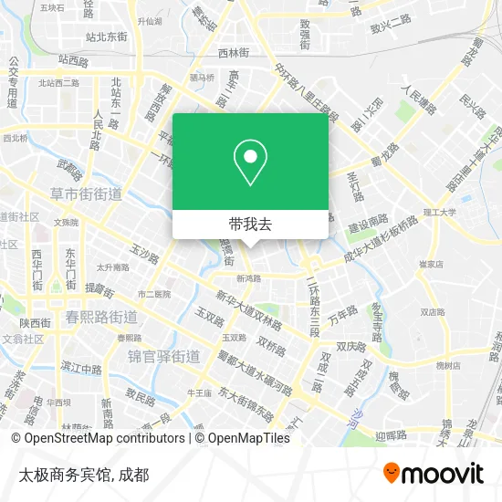太极商务宾馆地图