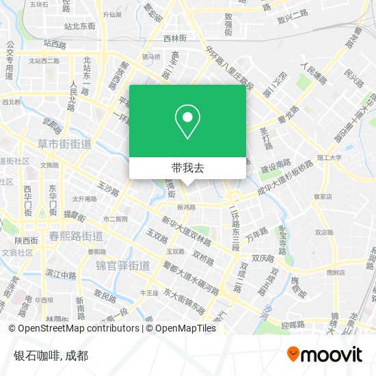 银石咖啡地图