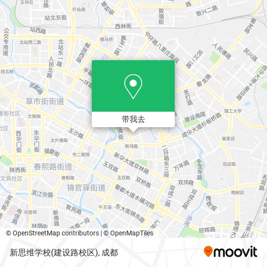 新思维学校(建设路校区)地图