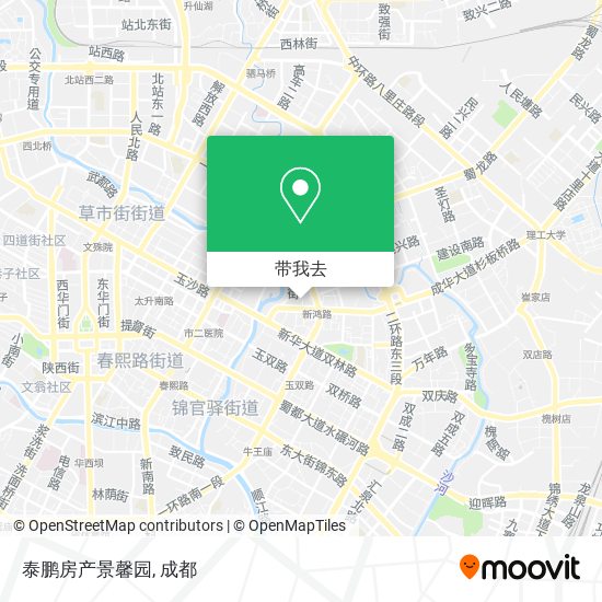 泰鹏房产景馨园地图