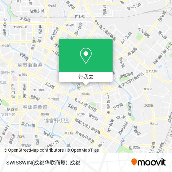 SWISSWIN(成都华联商厦)地图