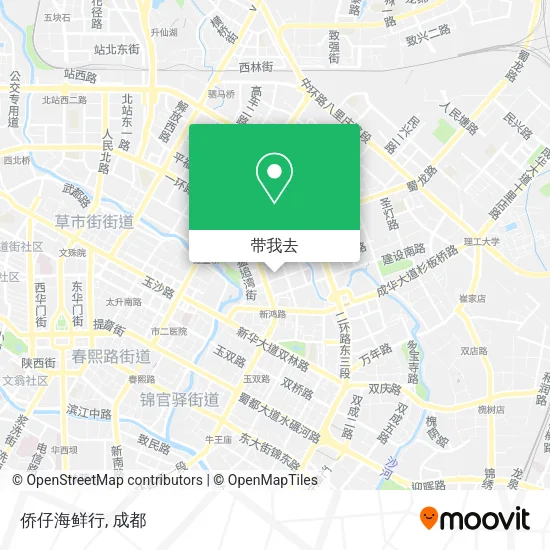 侨仔海鲜行地图
