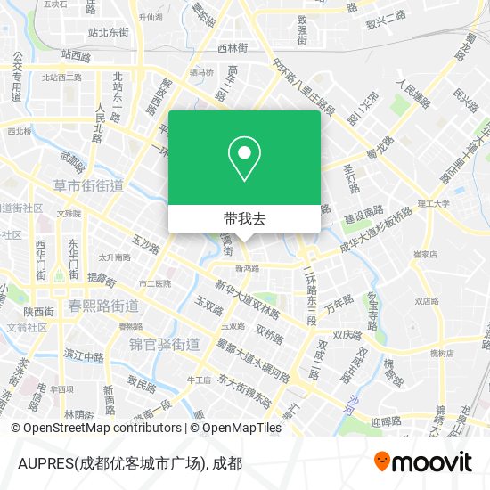 AUPRES(成都优客城市广场)地图