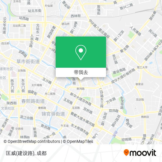 匡威(建设路)地图
