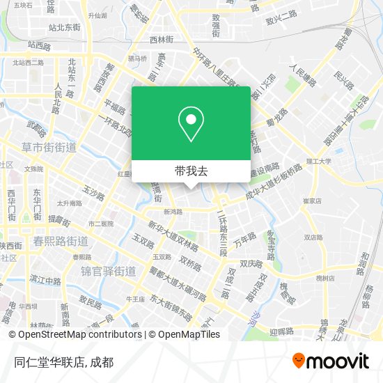同仁堂华联店地图