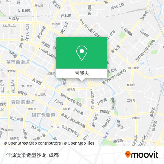佳源烫染造型沙龙地图