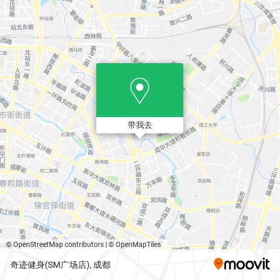 奇迹健身(SM广场店)地图
