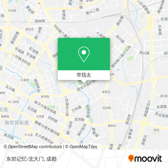 东郊记忆-北大门地图