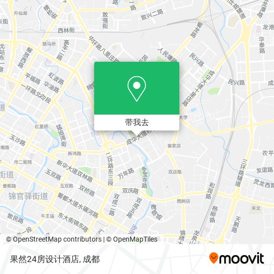 果然24房设计酒店地图