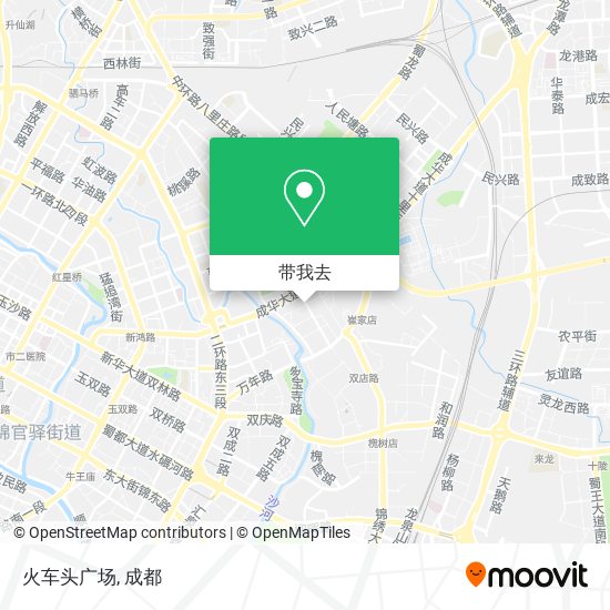 火车头广场地图