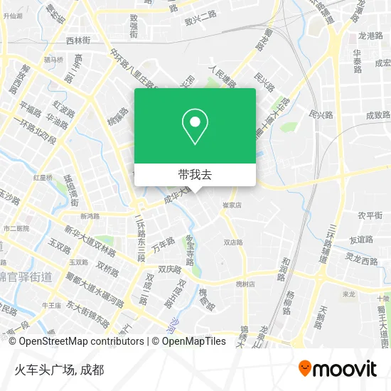 火车头广场地图