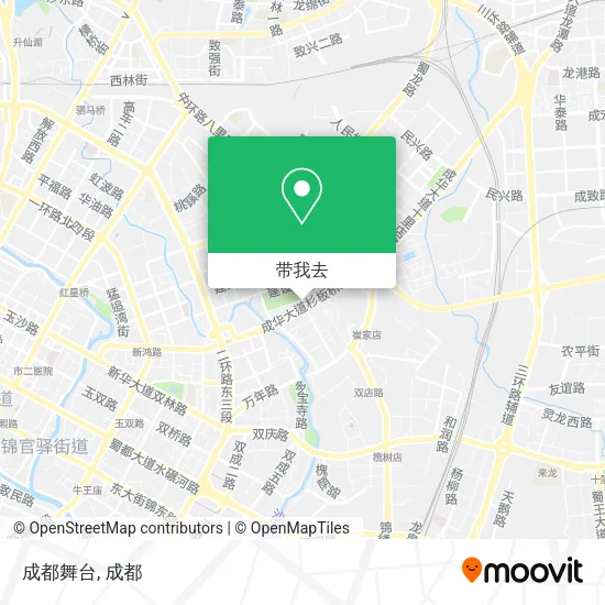 成都舞台地图
