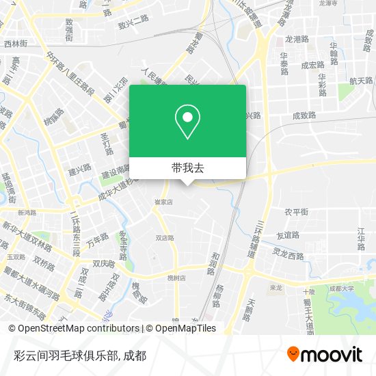 彩云间羽毛球俱乐部地图