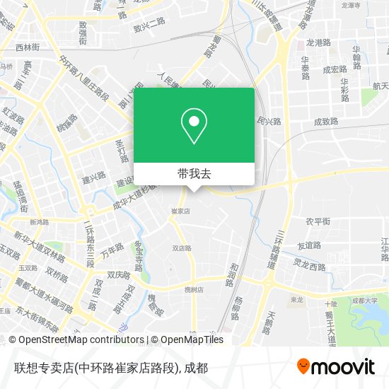 联想专卖店(中环路崔家店路段)地图
