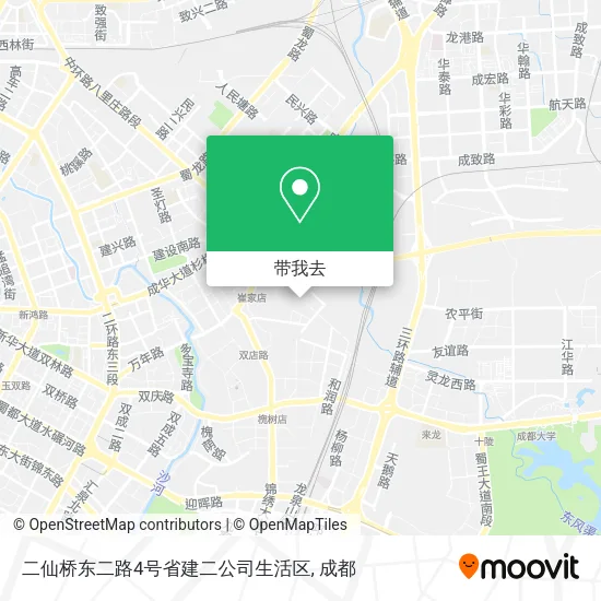 二仙桥东二路4号省建二公司生活区地图