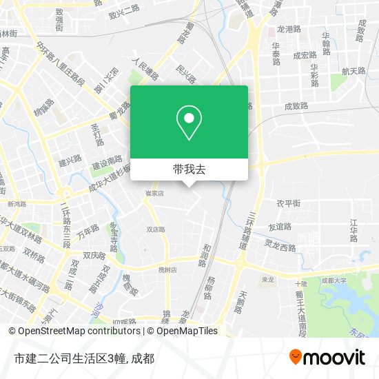 市建二公司生活区3幢地图