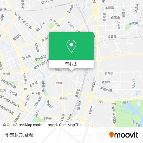 华西花园地图