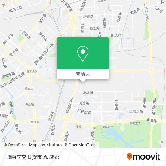 城南立交旧货市场地图