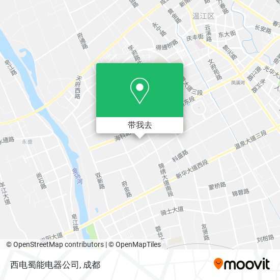 西电蜀能电器公司地图