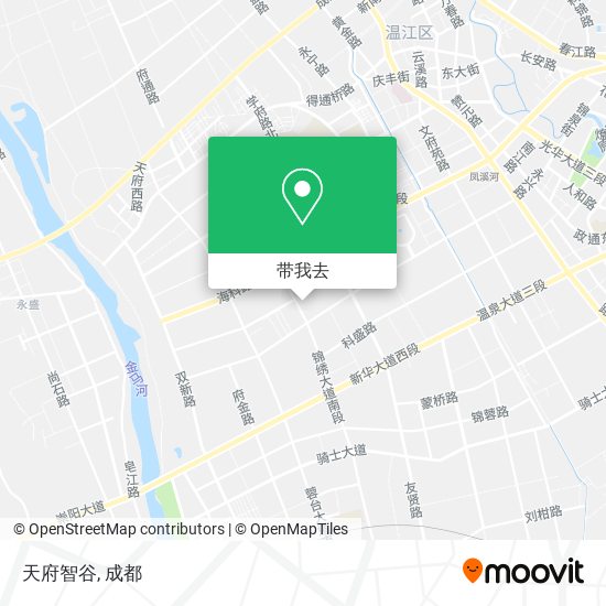 天府智谷地图