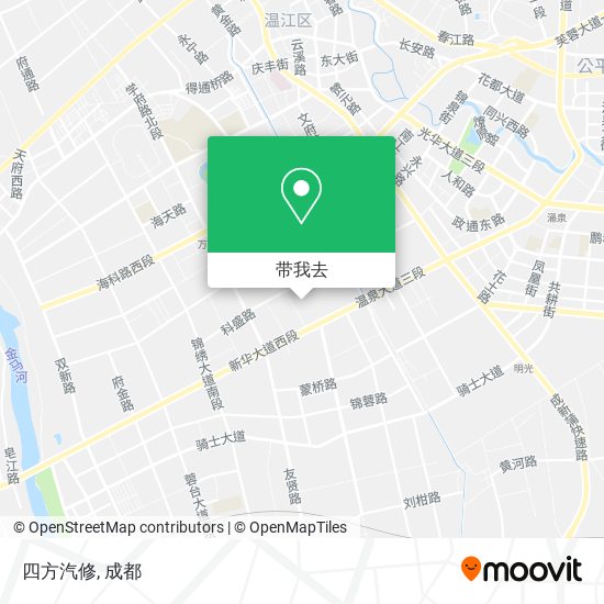 四方汽修地图