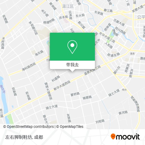 左右脚制鞋坊地图