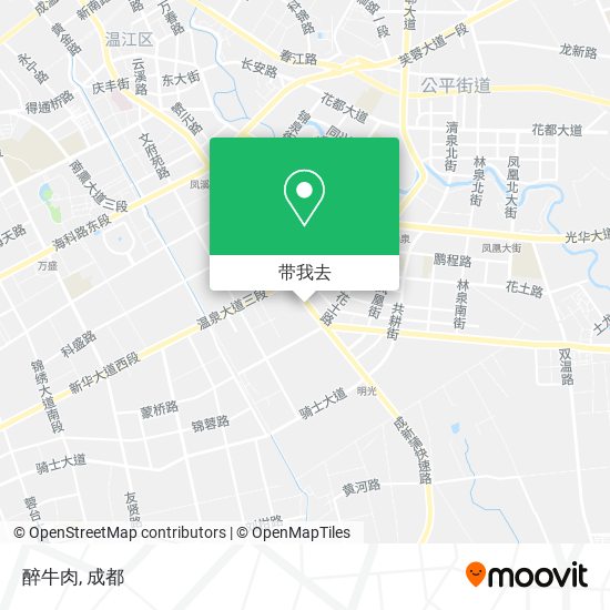 醉牛肉地图