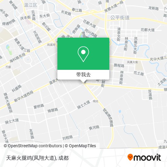 天麻火腿鸡(凤翔大道)地图