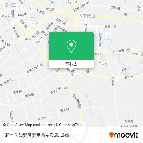 新华亿妇婴母婴用品专卖店地图