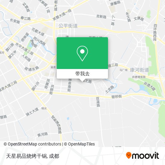 天星易品烧烤干锅地图