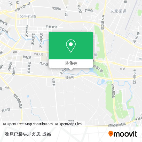 张尾巴桥头老卤店地图